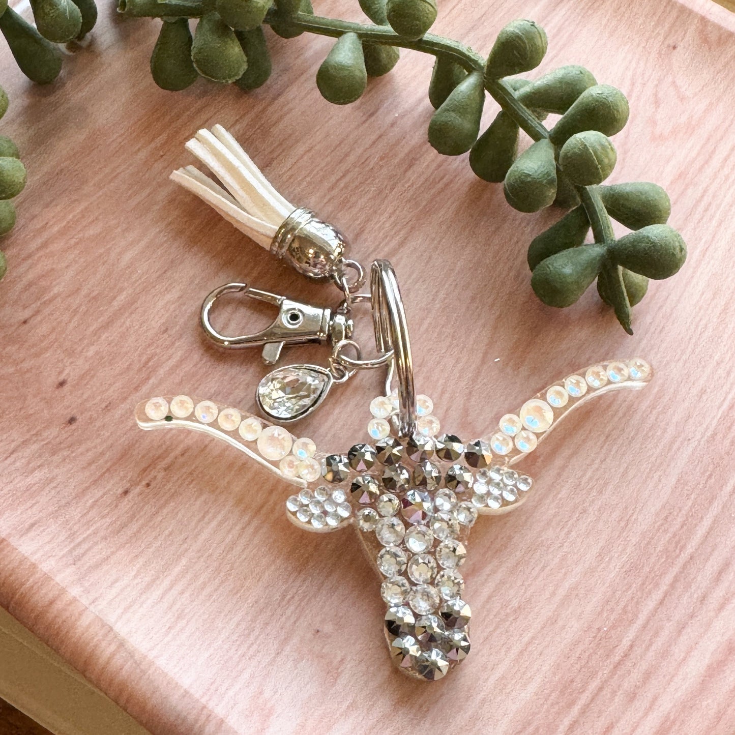 Longhorn Bling Keychain