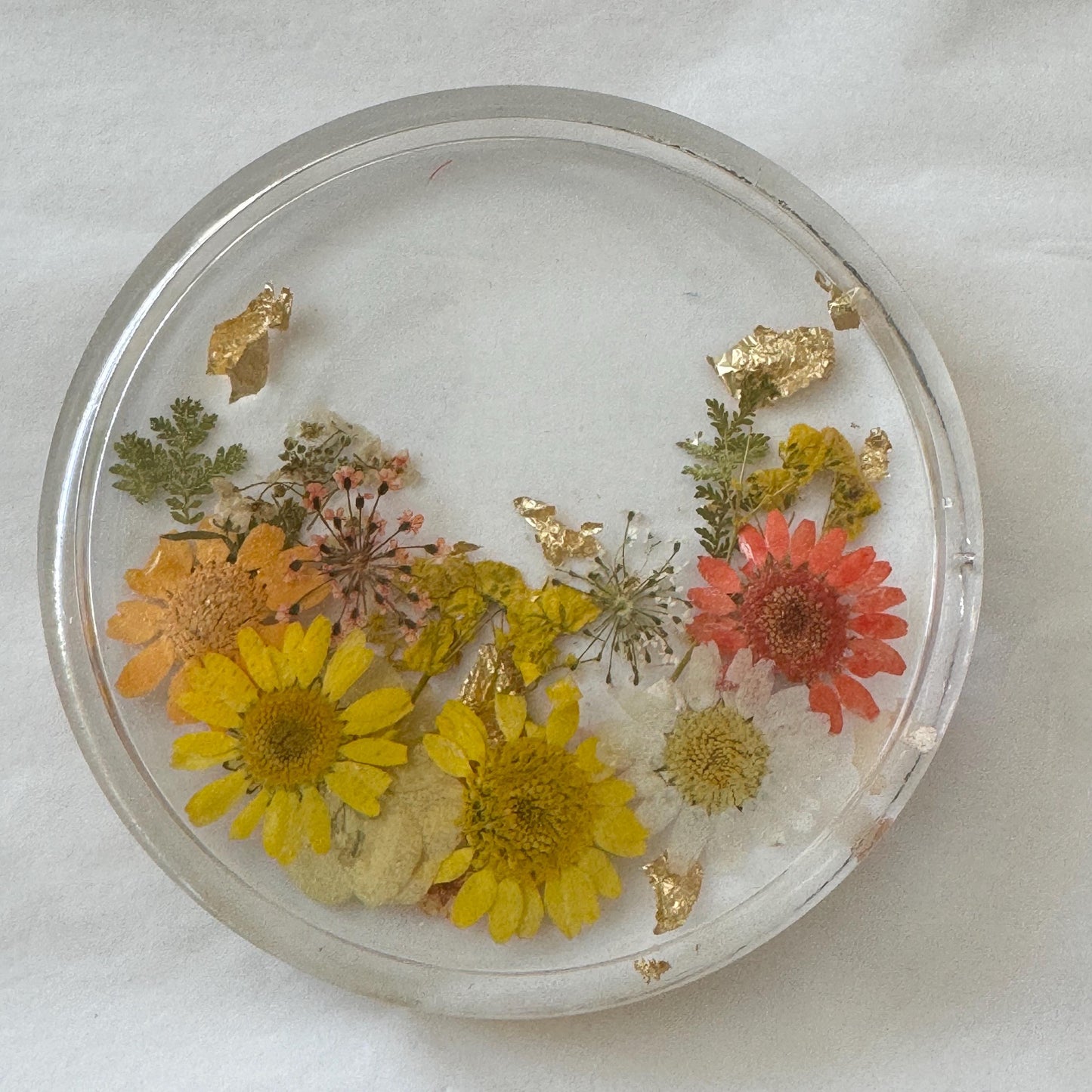 Floral Resin Coaster (single)