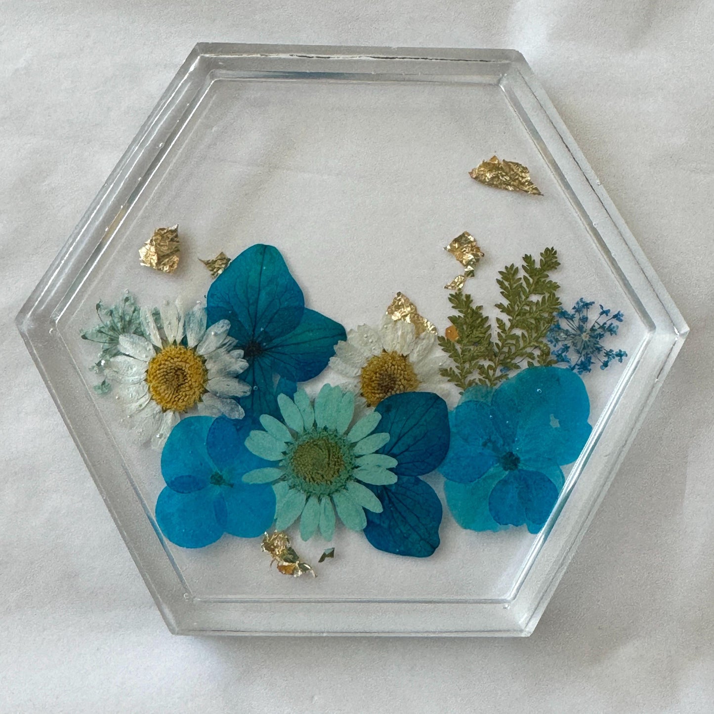 Floral Resin Coaster (single)